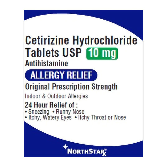 Northstar Rx Cetirizine Antihistamine, Sold As 1/Bottle Northstar 16714079901