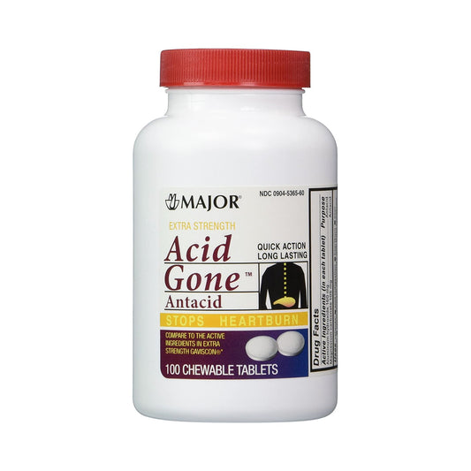 Acid Gone Aluminum Hydroxide / Magnesium Carbonate Antacid, Sold As 1/Bottle Major 00904536560