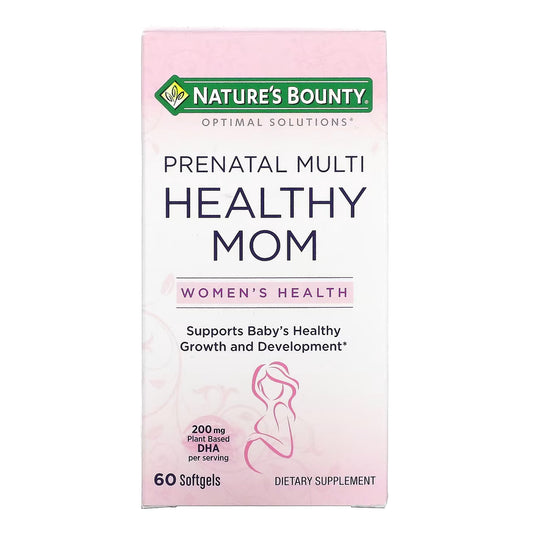 Prenatal, Cap Sgel Natures Bounty Healthy Mom 200Mg (60/Bt), Sold As 1/Bottle Us 07431264821