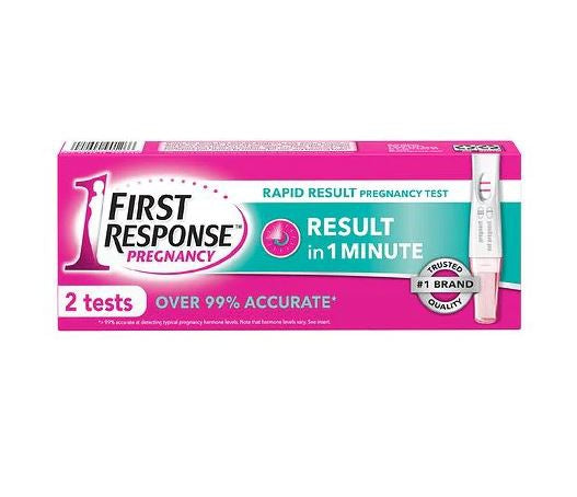 Test, Pregnancy First Responserapid Result (2/Bx), Sold As 1/Box Church 02260090126