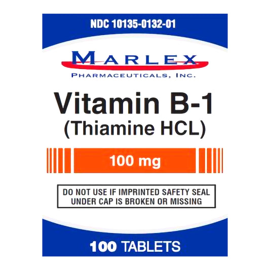 Marlex Vitamin B-1 Supplement, Sold As 1/Bottle Marlex 10135013201
