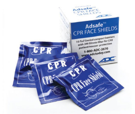 Adsafe™ Cpr Face Shield Replacement, Sold As 10/Pack American 4055-10