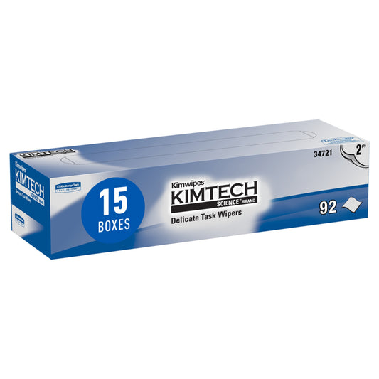 Kimtech Science™ Kimwipes™ Delicate Task Wipes, 2-Ply, Sold As 15/Case Kimberly 34721