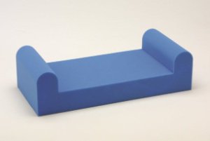 Heelzup™ Therapeutic Heel Elevating Disposable Cushion, Foam, 30 In. L X 14 In. W X 4 In. H, Blue, Sold As 1/Each Intensive Hz14D