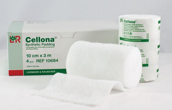 Cellona® Synthetic Compression Cast Padding, 4 Inch X 3.33 Yard, Sold As 4/Box Lohmann 136336