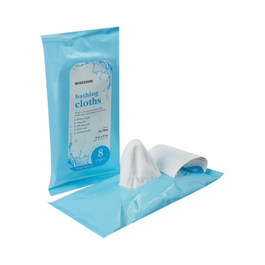 Mckesson Scented Rinse-Free Bath Wipe, Soft Pack, Sold As 8/Pack Mckesson 16-7900