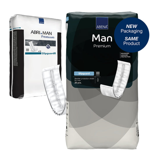 Abri-Man™ Slipguard 1 Bladder Control Pad, 15-Inch Length, Sold As 100/Case Abena 207203