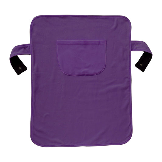 Silverts® Wheelchair Blanket, Purple/Black, Sold As 1/Each Silverts Sv30210_Egpk_Os