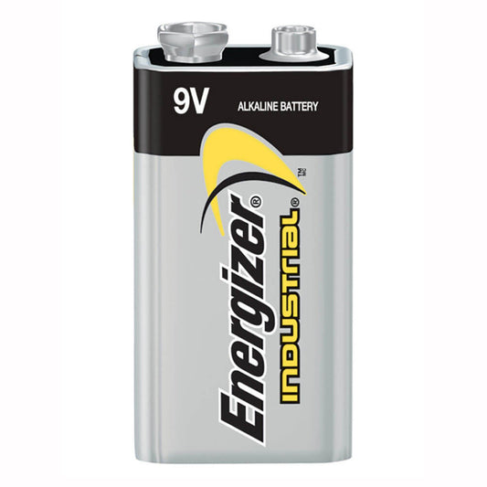 Energizer® Industrial® Alkaline Battery, 9V, Sold As 72/Case Energizer En22