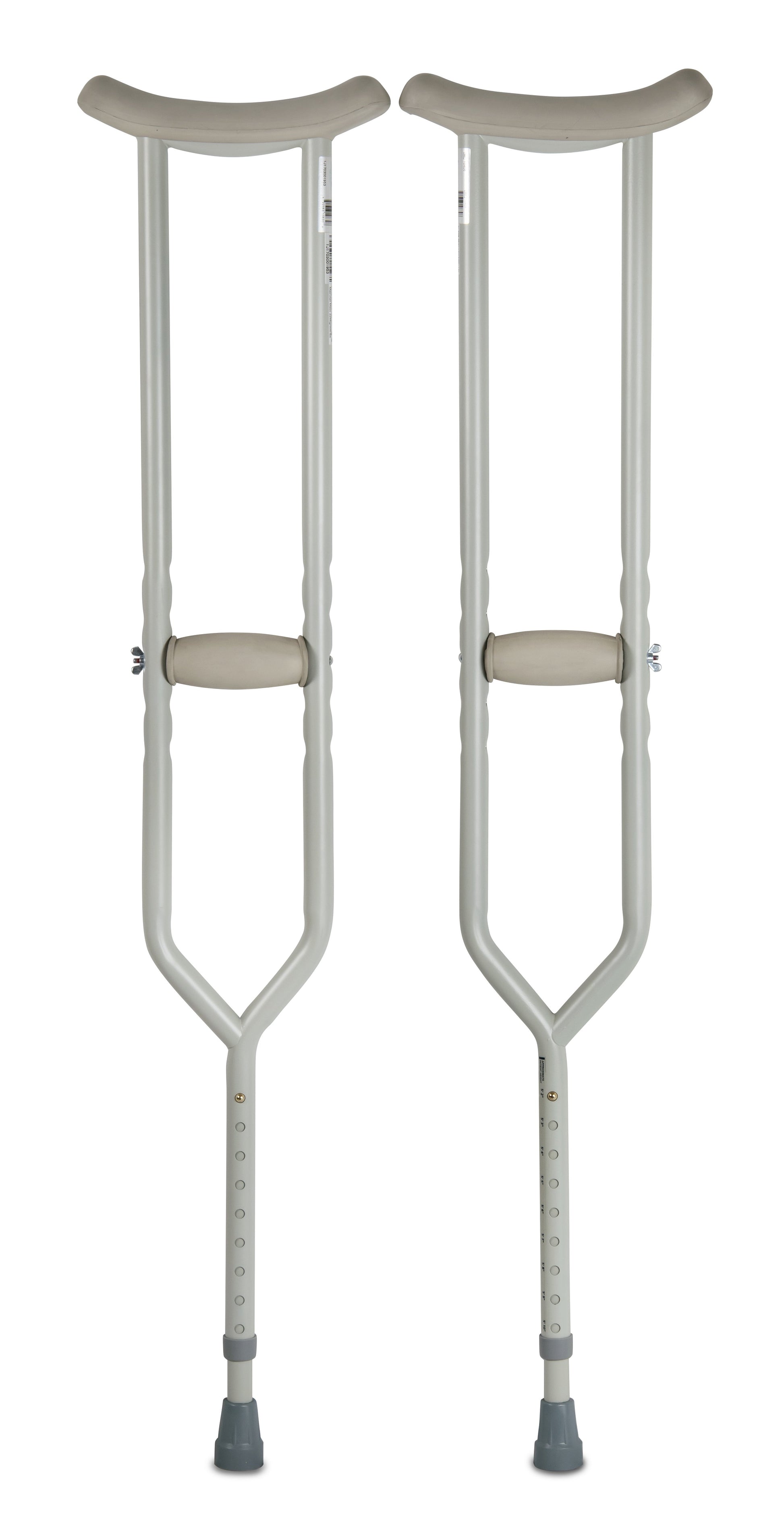 Mckesson Underarm Crutches, 5 Ft. 2 In. – 5 Ft. 10 In., Sold As 1/Pair Mckesson 146-10406
