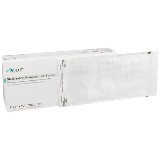 Mckesson Argent® Sure-Check® Sterilization Pouch, 5-1/4 X 10 Inch, Sold As 200/Box Mckesson 73-Ssp382