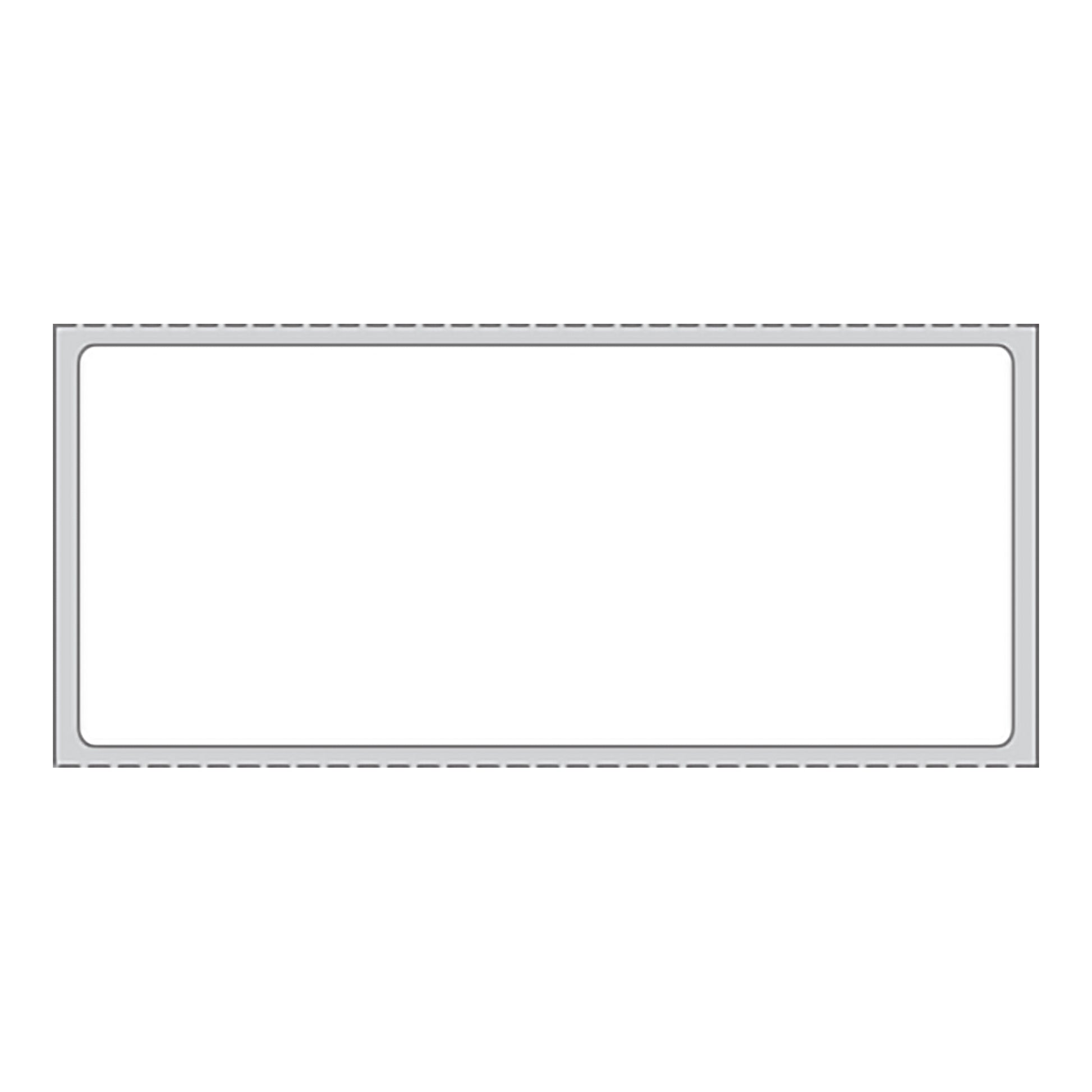 Pdc® White Blank Thermal Label, 1-1/2 X 3-1/2 Inch, Sold As 8/Case Precision Thermd25